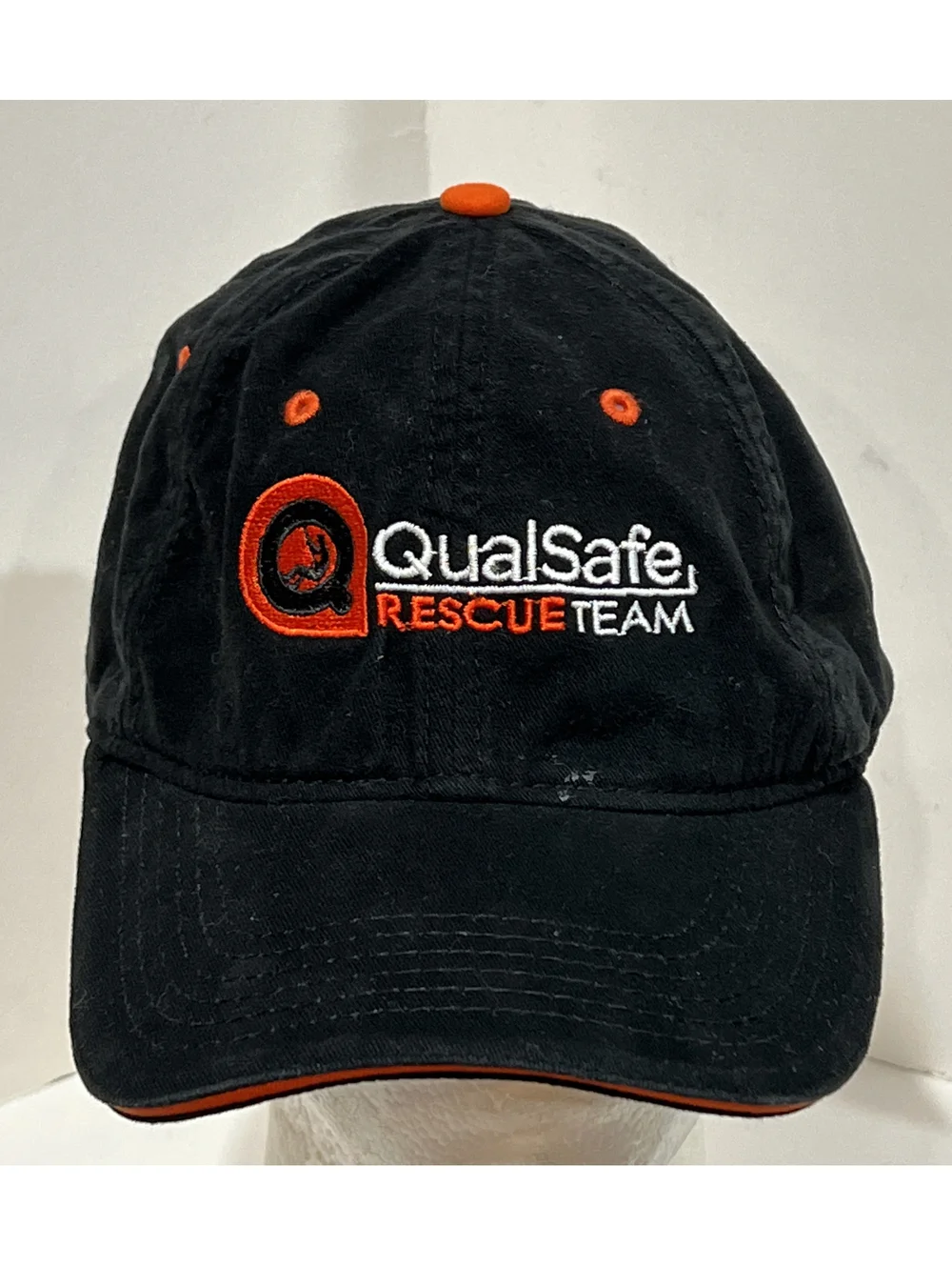 Qual Safe Rescue Team Confined Space Rope Repelling Black Baseball Cap